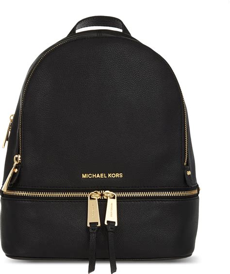 michael kors black drawstring backpack|Michael Kors small backpacks.